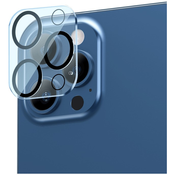 Baseus Full-frame Lens Film For iP 12 Pro Max 6.7inch 2020 (2pcs/pack) Transparent
