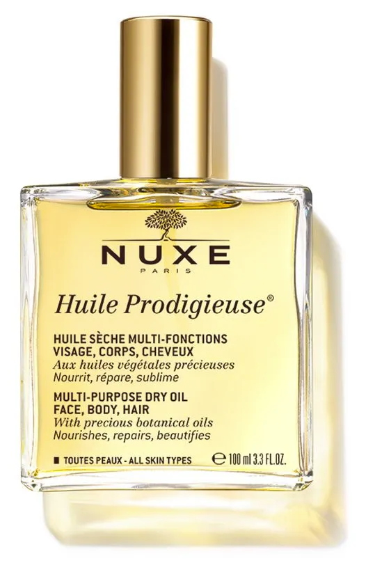 Nuxe Huile Prodigieuse- Многофункциональное масло для ухода за сухой кожей и волосами