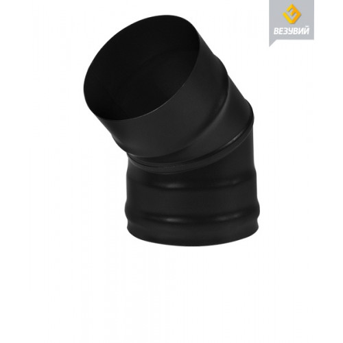 Колено Black (AISI 430/0.8mm) 45° 2-х секц. д.115