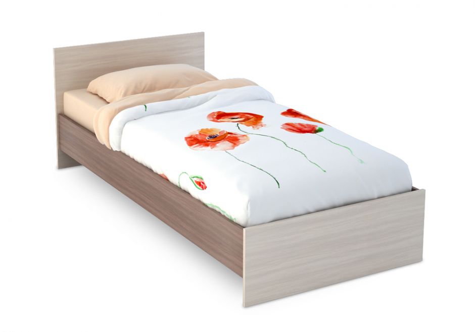 Кровать Бася КР-555 80х200 Ясень шимо