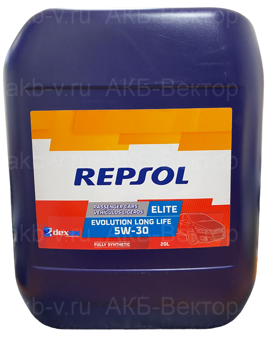 6447R Масло Repsol Elite Evolution LONG LIFE 5W30 20л