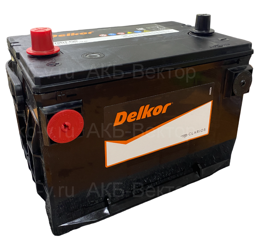 АКБ Delkor 78DT-790  DUAL 85Ач 790CCA боковые и стандартные клеммы