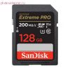 Карта памяти 128GB SanDisk Extreme Pro SDXC UHS-I V30 200mbs [SDSDXXU-128G-GN4IN]
