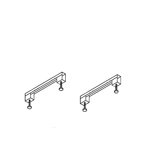Универсальный комплект ног для прямоугольных акриловых ванн CEZARES LEG-KIT-100