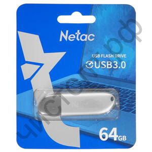 флэш-карта USB 3.0 Netac 64GB U352  серебро