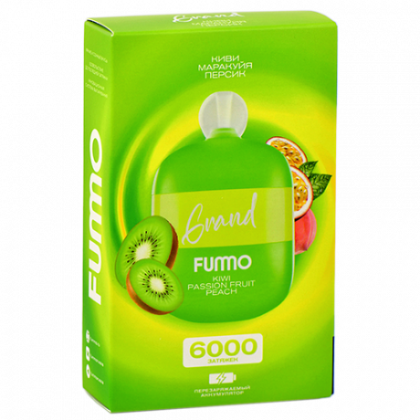 Fummo Grand 6000 - Киви маракуйя персик