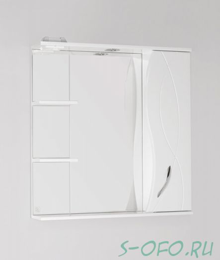 Зеркальный шкаф 75 см Style Line Амелия