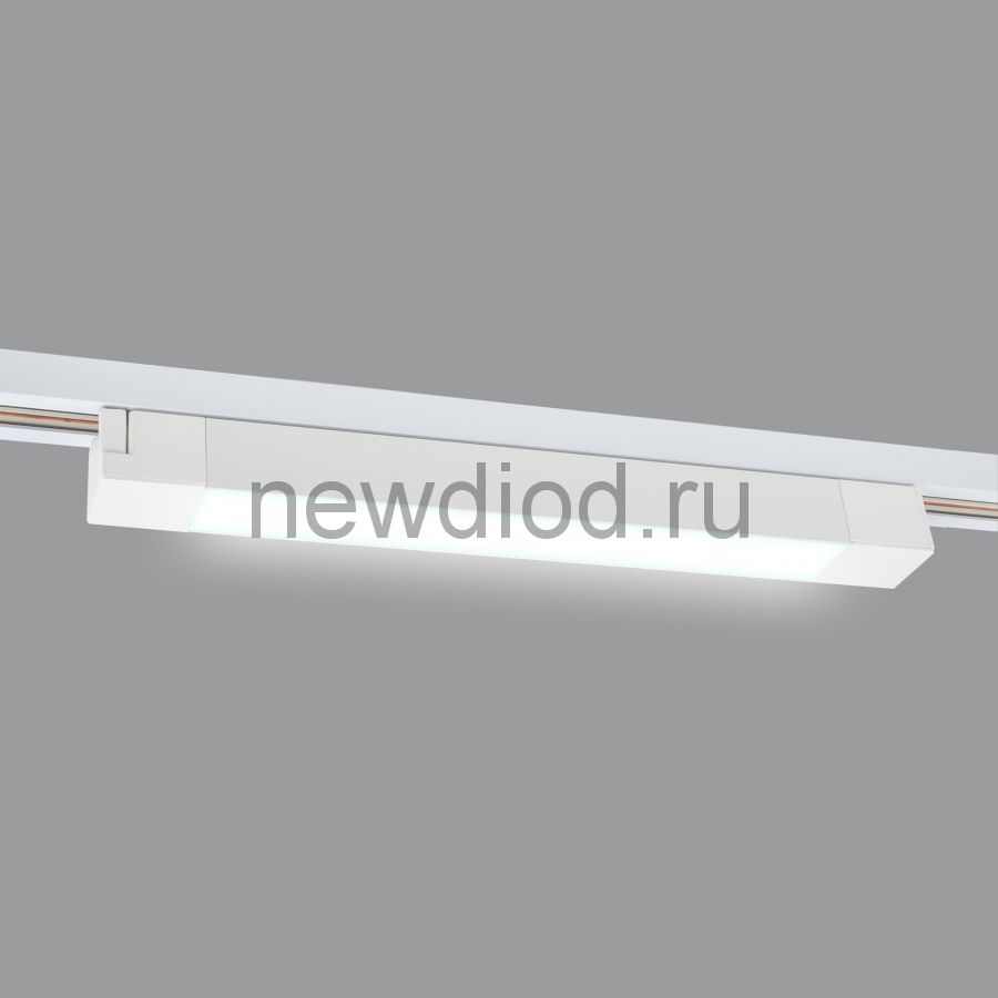 Светильник-прожектор линейный сд трековый ULB-Q281 20W/4000K WHITE 1600Лм 4000К с матовым рассеивателем корпус белый TM Volpe