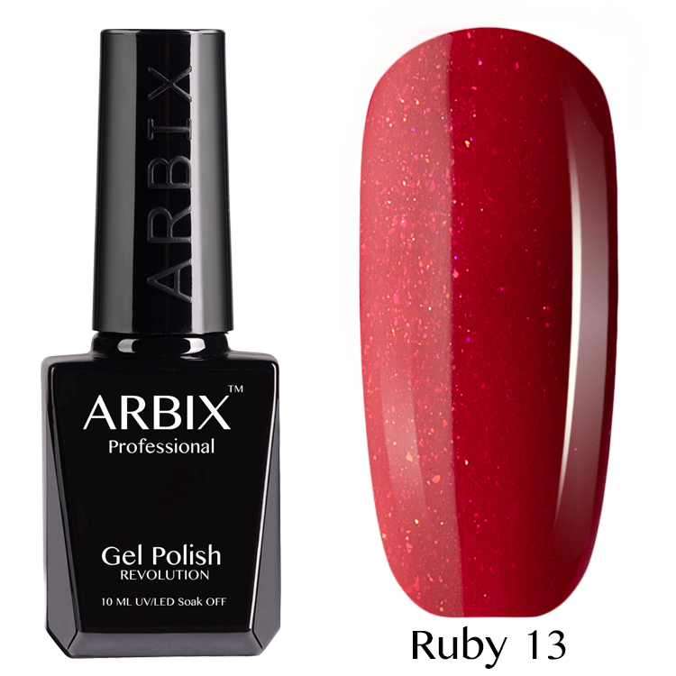 Гель лак  ARBIX  Ruby № 13
