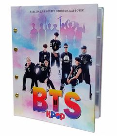 BTS K-pop - АЛЬБОМ для коллекционных карточек (80шт) Msh Oz Ali