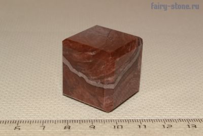Куб из камня лемезит (28мм)