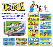 Эксклюзивный набор магнитиков DONALD (вся серия), 103шт Ali Msh Oz