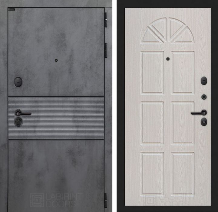 Дверь входная Лабиринт INFINITY 15 Алмон 25 (Винорит) металлическая
