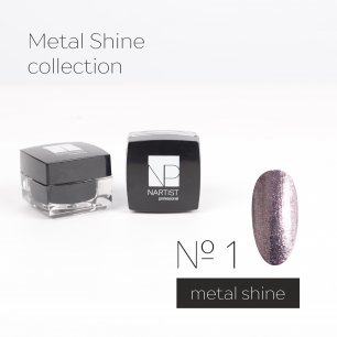 Metal Shine 1 Nartist (блёстки в баночке)