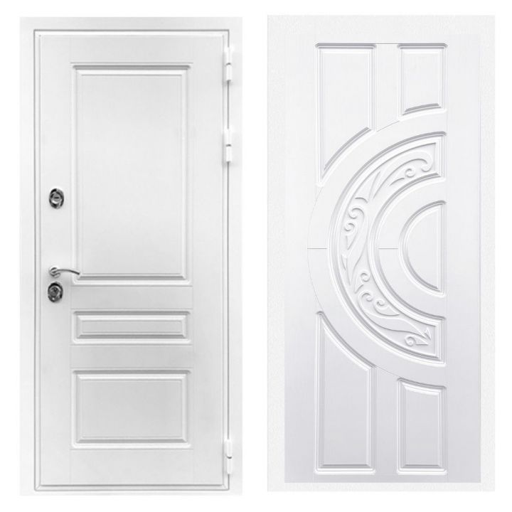 Дверь входная Армада Х Премиум Белая Шагрень ФЛ-232 Белый Софт