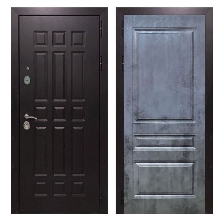 Дверь входная металлическая Армада Х8 Венге ФЛ-243 Бетон Темный