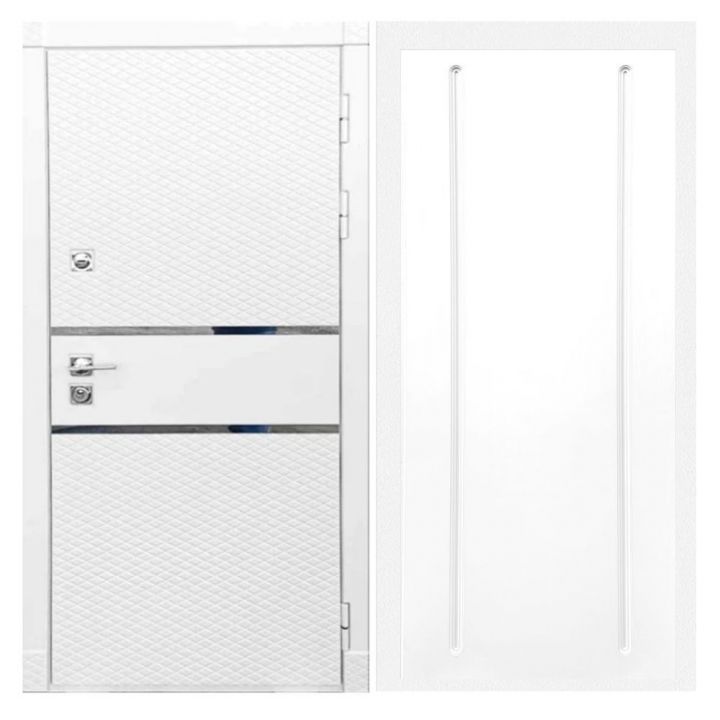 Дверь входная Армада Х15 Белый Софт ФЛ-68 Белый Софт