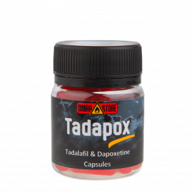 Tadapox (Tadalafil 10 mg + Dapoxetine 30 mg) 25 капсул