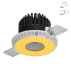 Светильник SWG Combo 2.0 Magnet с Желто Золотой Накладкой Power 16Вт Белый, под Шпатлевку / СВГ...