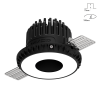 Светильник SWG Combo 2.0 Magnet с Серебряной Накладкой Power 10Вт Черный, под Шпатлевку / СВГ...