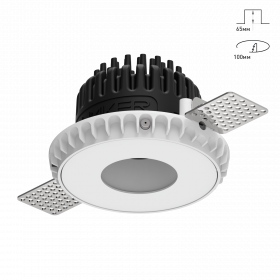 Светильник SWG Combo 2.0 Magnet с Белой Накладкой Premium 12Вт Белый, под Шпатлевку / СВГ...