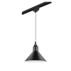 Светильник Подвесной Трековый с Однофазным Адаптером Lightstar LOFT L1T765027 Черный, Металл / Лайтстар