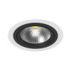 Светильник Встраиваемый Lightstar INTERO 111 ROUND i91607 Белый, Черный, Металл / Лайтстар