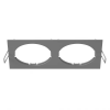 Рамка для Светильника Lightstar DOUBLE QUADRO INTERO 16 217529 Серый, Металл / Лайтстар