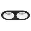 Светильник Встраиваемый Lightstar DOMINO QUADRO МR16 D6570606 Белый, Черный, Металл / Лайтстар