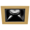 Светильник Встраиваемый Lightstar DOMINO QUADRO МR16 D51307 Золото, Черный, Металл / Лайтстар