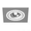Светильник Встраиваемый Lightstar INTERO 16 QUADRO GU10 i51906 Белый, Серый, Металл / Лайтстар