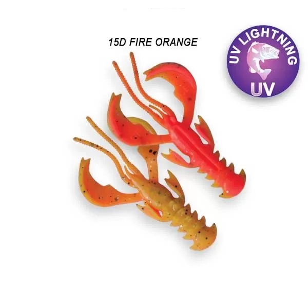 Приманка Crazy Fish Nimble, цвет 15d - Fire Orange