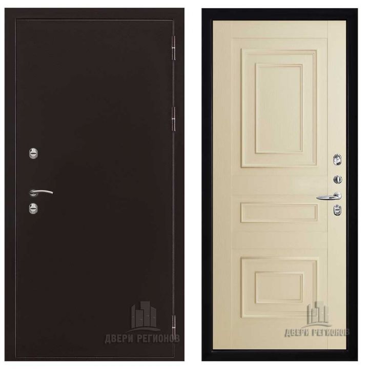 Дверь входная Двери Регионов Термо 3 Медный Антик Флоренция 62001 Серена Керамик металлическая