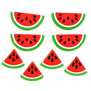 Пуговицы для творчества "Watermelons (Арбузы)" Dress It Up JESSE JAMES (9383)