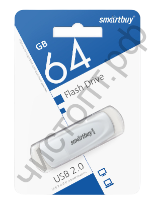 флэш-карта Smartbuy 64GB Scout White