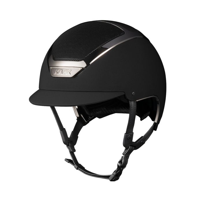Шлем (жокейка) Kask Dogma Chrome 2.0 Black-Silver