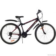 Велосипед Larsen Viper 26" 21 СК., черный/красный/серебро (2022) рама 15"