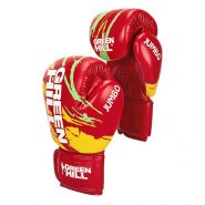 Перчатки для тайского бокса Green Hill Jumbo BGJ-2290 красно-желтые 16 oz