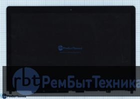 Модуль (Матрица, экран, дисплей + тачскрин)  Lenovo Flex 4 14 черный с рамкой