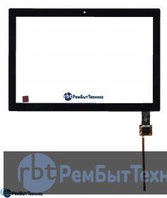 Сенсорное стекло (тачскрин)  Lenovo Tab 4 10 TB-X304 черное