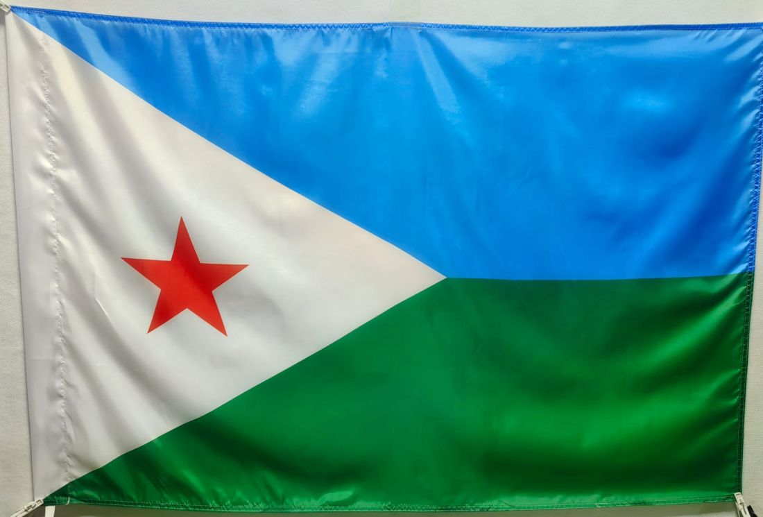 Флаг Джибути 135х90см.