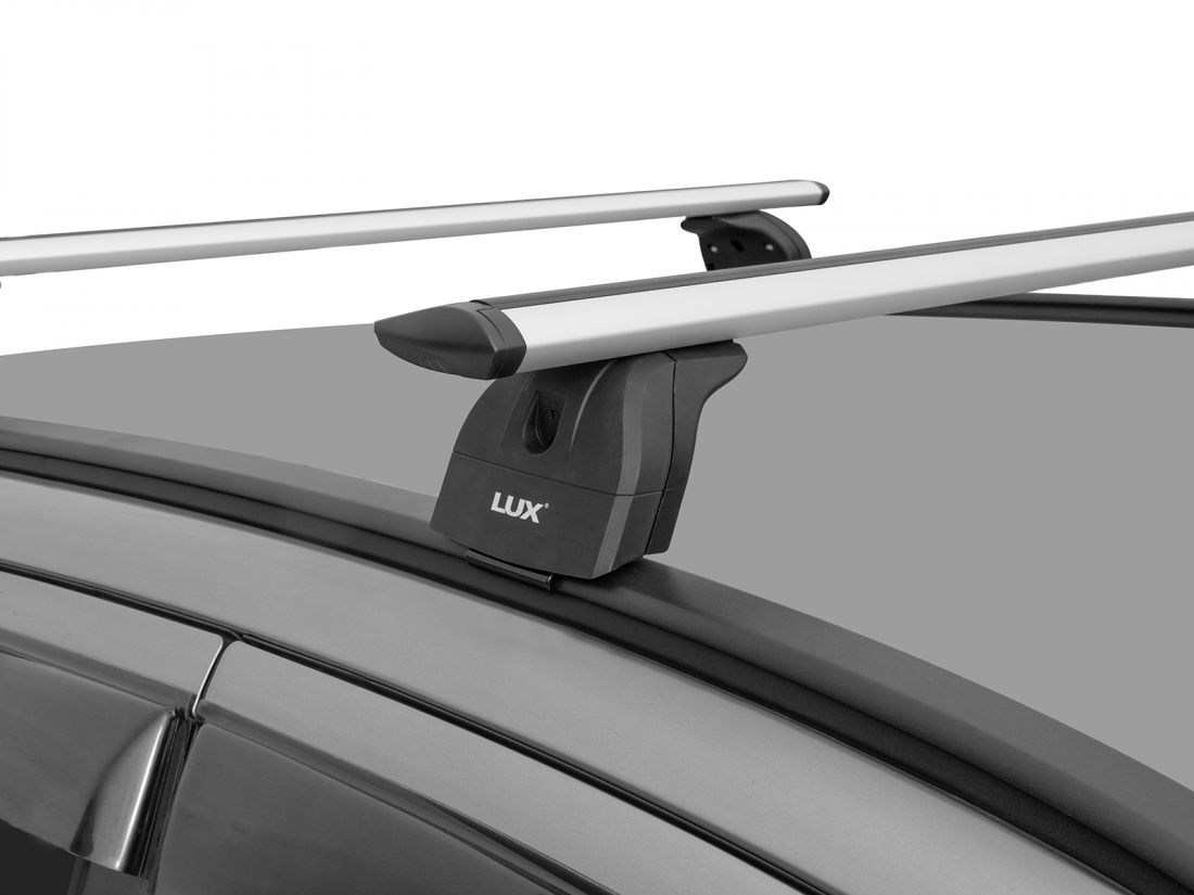 Багажник на крышу Chery Tiggo 7 Pro 2020-..., Lux, крыловидные дуги на интегрированные рейлинги