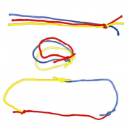 "Разноцветное кольцо" - Multi-color Rope Link