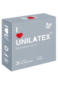 Презервативы Unilatex Dotted с пупырышками, 3 шт.