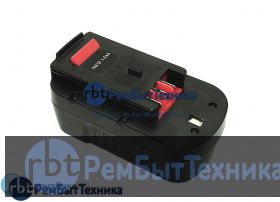Аккумулятор для Black and Decker (p/n: 244760-00 A1718 A18 HPB18) 18V 1.5Ah Ni-Cd