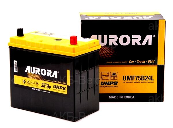 АКБ Aurora Ultra 55Ач UMF75B24L / UMF75B24R под заказ