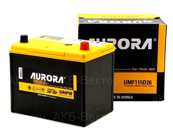Aurora Ultra 85Ач 750 CCA  115D26L/R