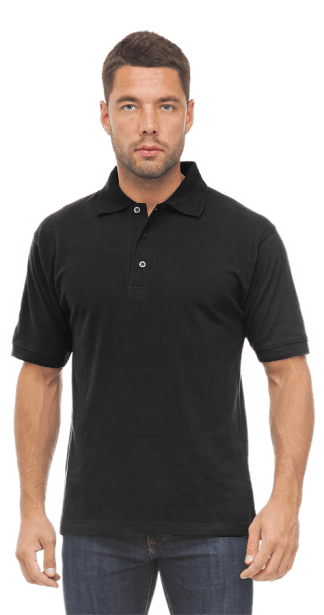 Рубашка поло, черная (Бел 543.10)