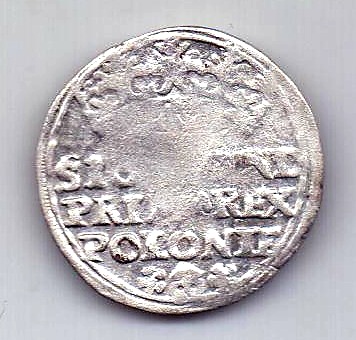 1 грош 1528 Польша Коронный Редкость AUNC