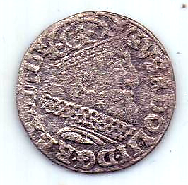 3 гроша 1632 Швеция Польша Литва